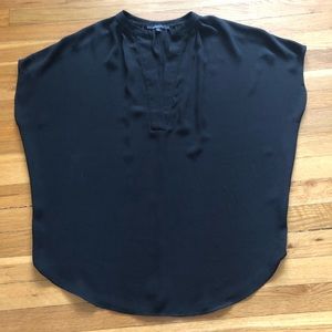 Evenuel Black V Neck Top Small